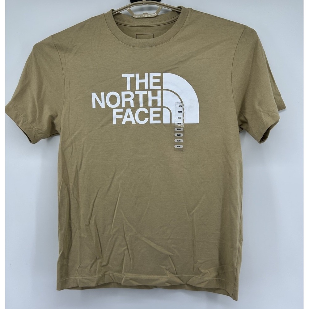 The North Face Short Sleeve Tan Graphic T Shirt Men's Medium NWT